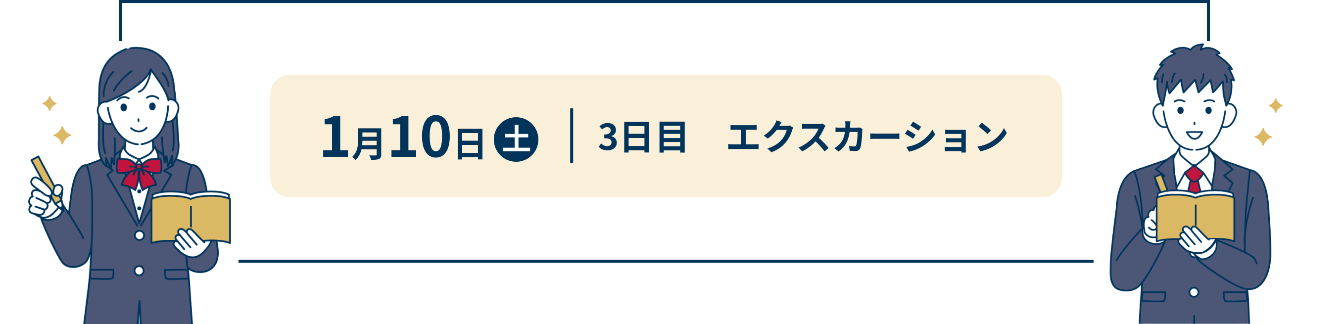 1月10日 土 Day 3　エクスカーション